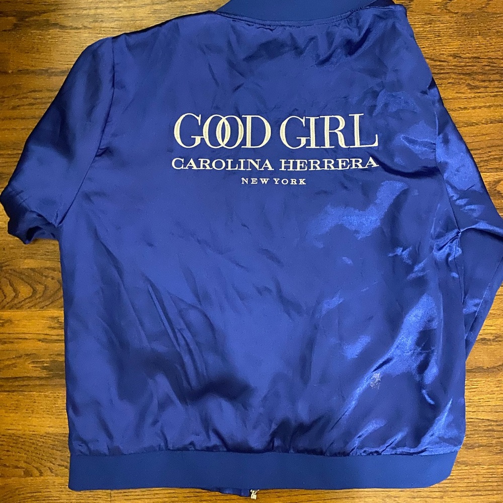 Carolina Herrera good girl bomber jacket Blue L